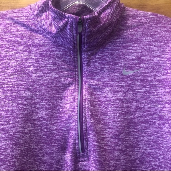 Nike /Running Dri-FIT /1/2 zip long sleeve top/ Size M - Picture 3 of 9